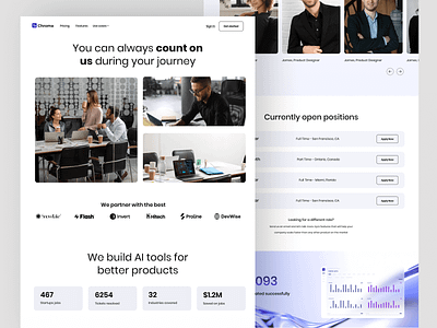 About us webflow page design for b2c about page design about us landing page about us page analytics b2b coporate data design devops enterprise landing page landing page design saas ui web web design webflow webflow saas webflow template webpage