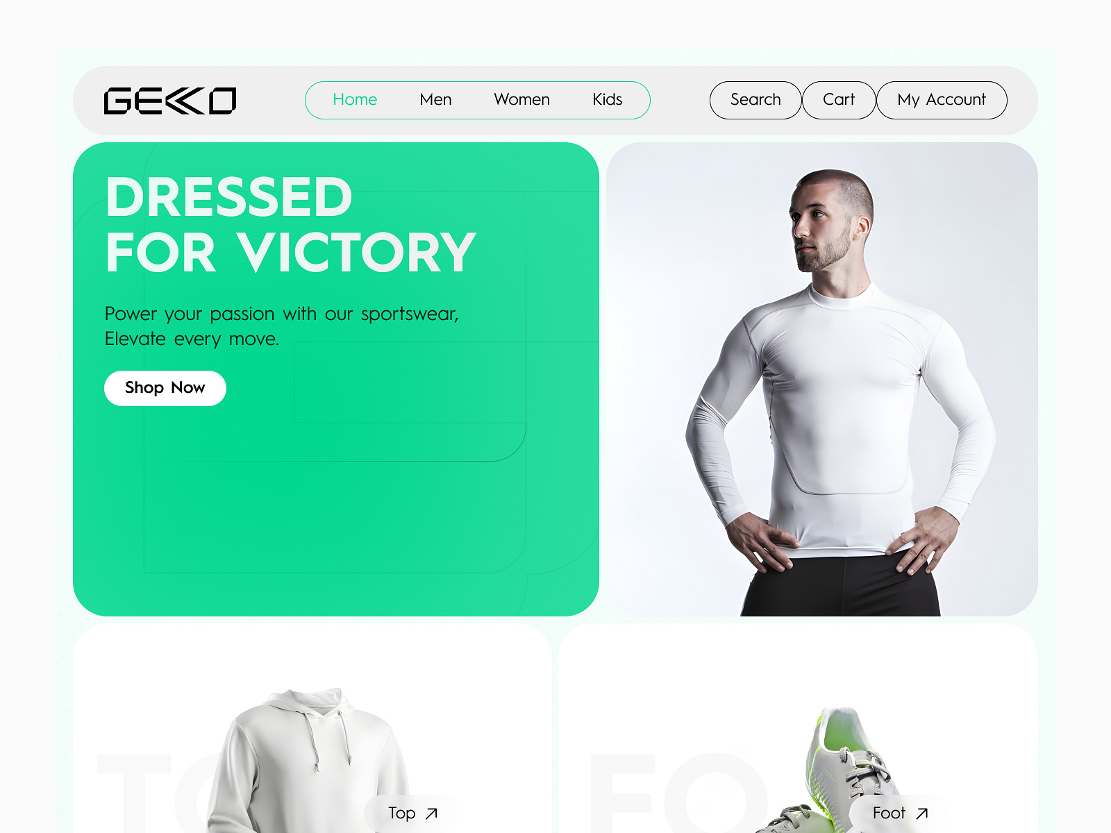 Gekko Landing Page by Bundle Branding on Dribbble
