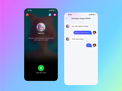 AI dating, your forever friend ui