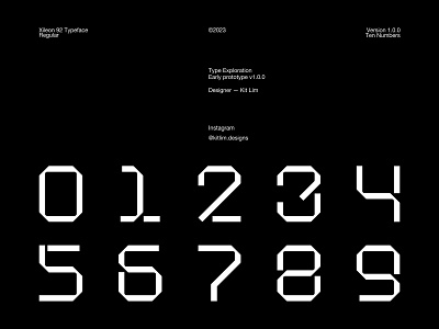 Xileon 92 design font graphic design type typepface typography