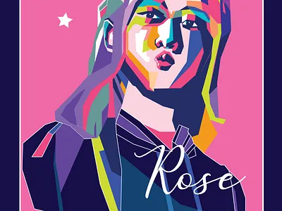 WPAP ART adobe illustrator art blackpink design edit graphic design illustrator tracing vector wpap