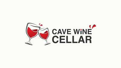 Cave Wine Logo for Client cave wine logo red wine wine wine logo