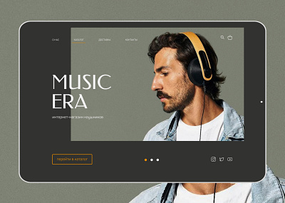 ui/ux design for headphones headphones landingpage ui ux webdesign