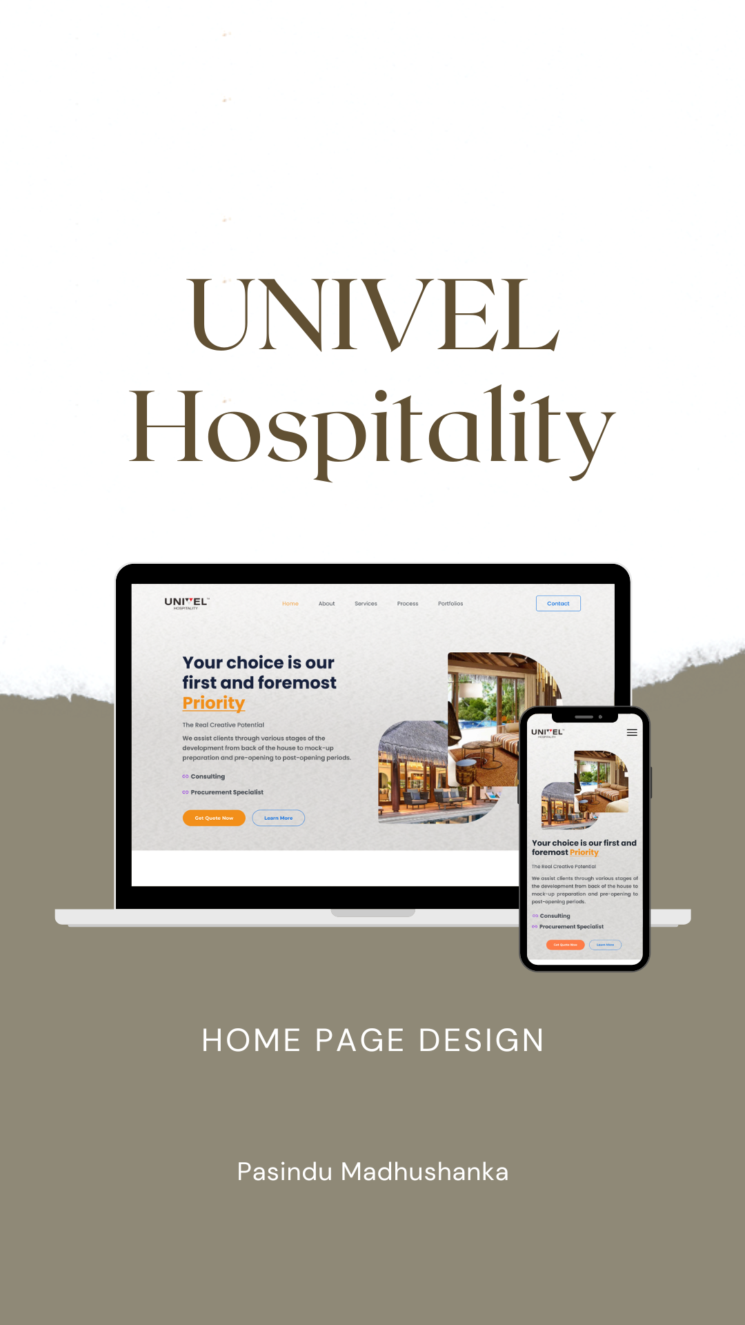 Re-Design Web Site Home Page by Pasindu Madhushanka on Dribbble