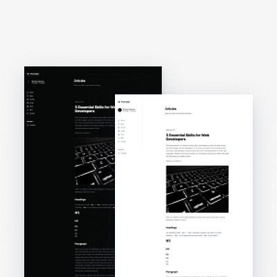 ProFolioX - A cool template crafted for a portfolio, store or b astro css darkmode landing personal tailwind template theme