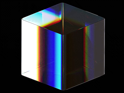 3D glass cube - Magical lighting 3d artist 3d arts 3d cube 3d illustration 3d lighting 3d motion animation blender glass glass 3d illustration lighing motion graphics prism shading