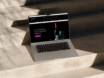 Wine & Whiskey Website Mockup design ecommerce ecommercewebsite ui ux whiskeywebsite winewebsite