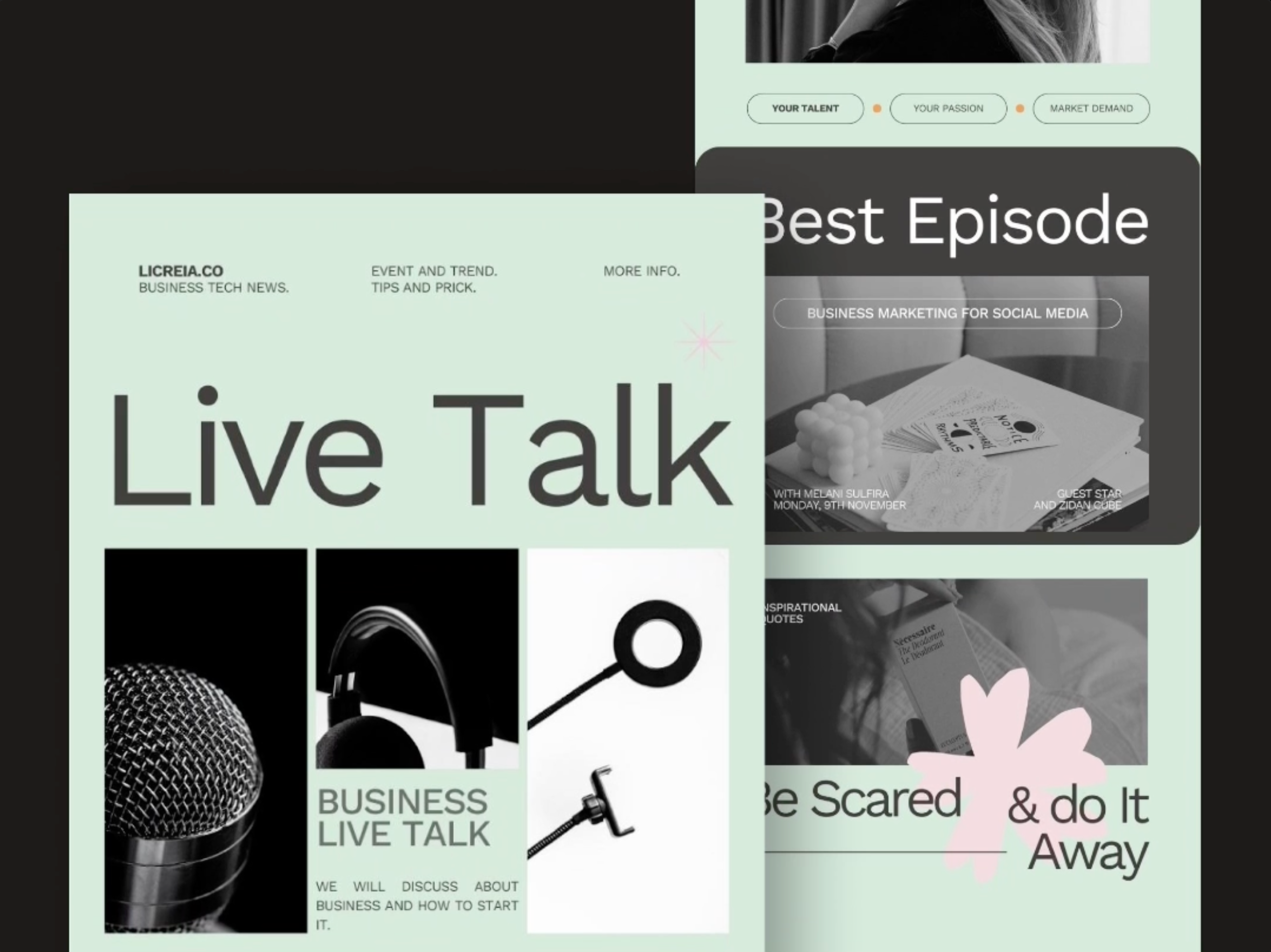 Meureka Newsletter brand branding brutalism canva creavora design editable email graphic design layout maximalism meureka minimalist newsletter template templates ui