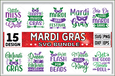 mardi gras svg bundle motion graphics