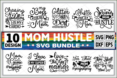 mom hustle svg bundle mom hustle svg bundle motion graphics