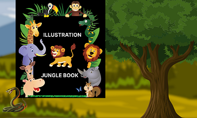 Kids book Illustration 3d animation branding graphic design ui
