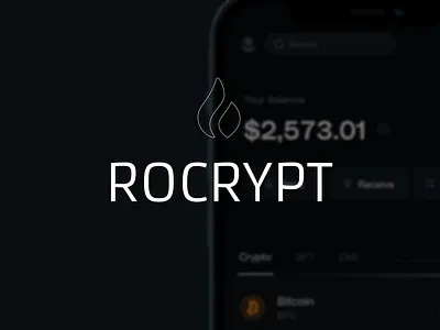 ROCRYPT - DeFi Dashboard dark theme defi landing page