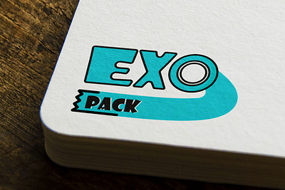 Logo Design For Exo Pack, China, a Export Import Company 3d animation app banner branding brochure design flyer graphic design illustration logo motion graphics typography ui ux vector