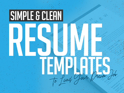 Minimalist Resume Templates for Success cv resume download resume job psd resumes resume design resume templates word resume