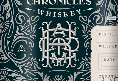 Chronicles Monogram branding design graphic design illustration logo monogram packaging packaging design print typography whiskey