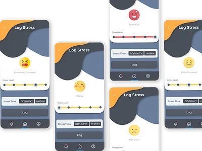 Stress Login 3d animation branding graphic design logo motion graphics ui