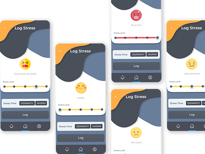 Stress Login 3d animation branding graphic design logo motion graphics ui