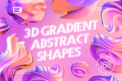 Design Assets: 3D Gradient Abstract Shapes 3d 3d shapes abstract backgrounds color download fashion free freebie geometric geometrical gradient modern objects poster resources shapes textures ui webdesign