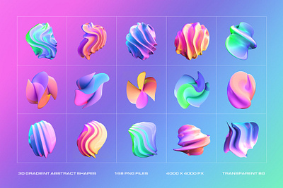 Design Assets: 3D Gradient Abstract Shapes 3d 3d shapes abstract background color downlad fashion free freebie geometric geometrical gradient modern objects poster resources shapes textures ui webdesign
