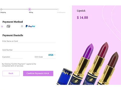 Registration form for web