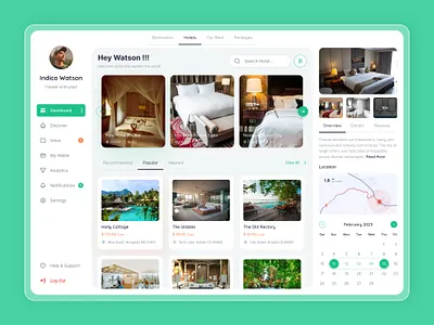 TravelEase: Hotel Booking Dashboard Design booking dashboard dashboard design dashboard ui ecotourism hotel booking hotel booking app hotel booking dashboard hotel booking website hotel cabin landing page minimal modern reserve room booking travel travel app travel website trip planner website design