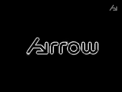 Arrow - Logotype arrow brand creative design icon logo logotype mark minimal sign simple submark wordmark