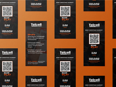 Telcell Flyers graphic design printing material