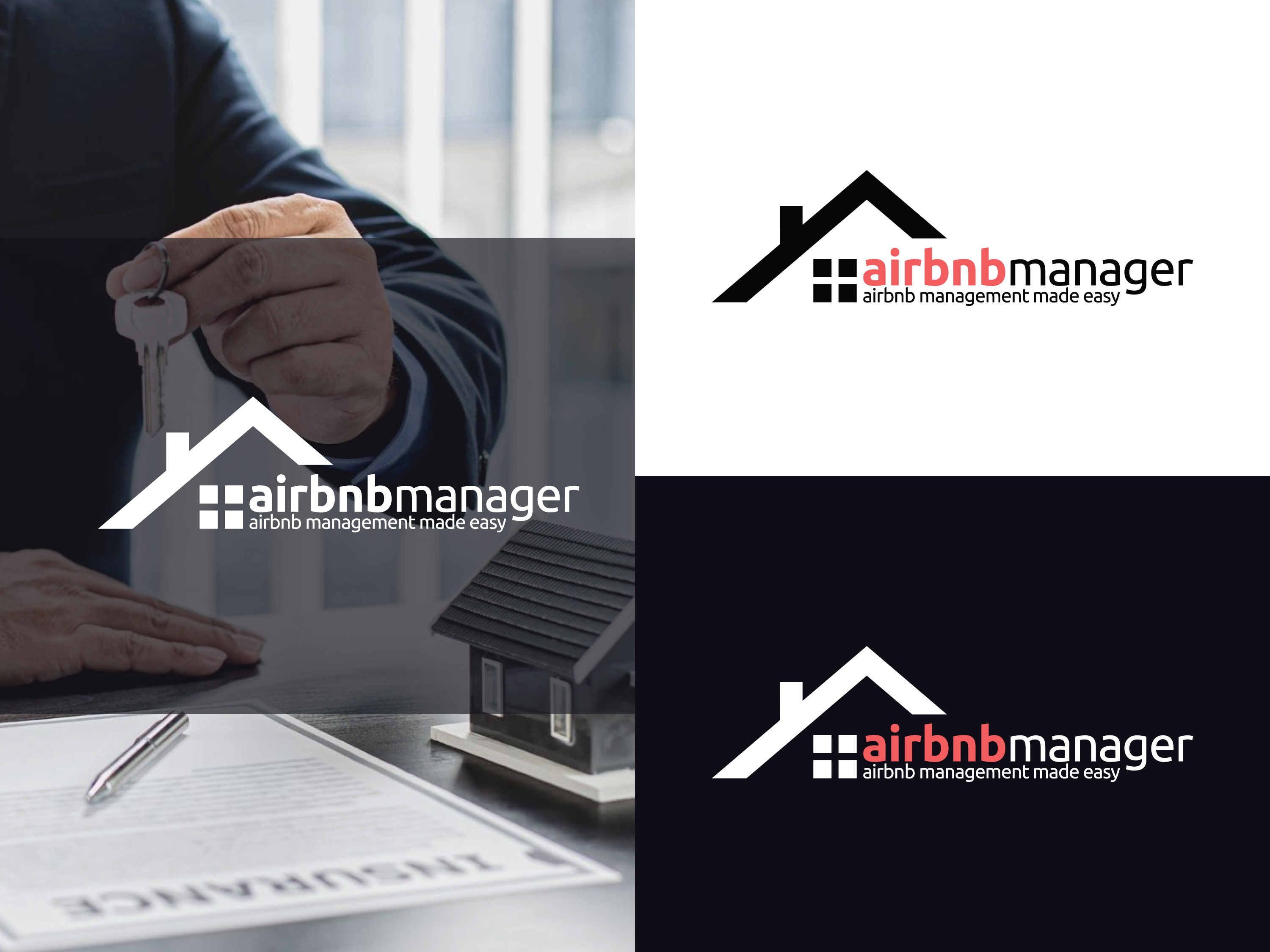 airbnb manager airbnb management made easy Logo by Munnu Miah on Dribbble