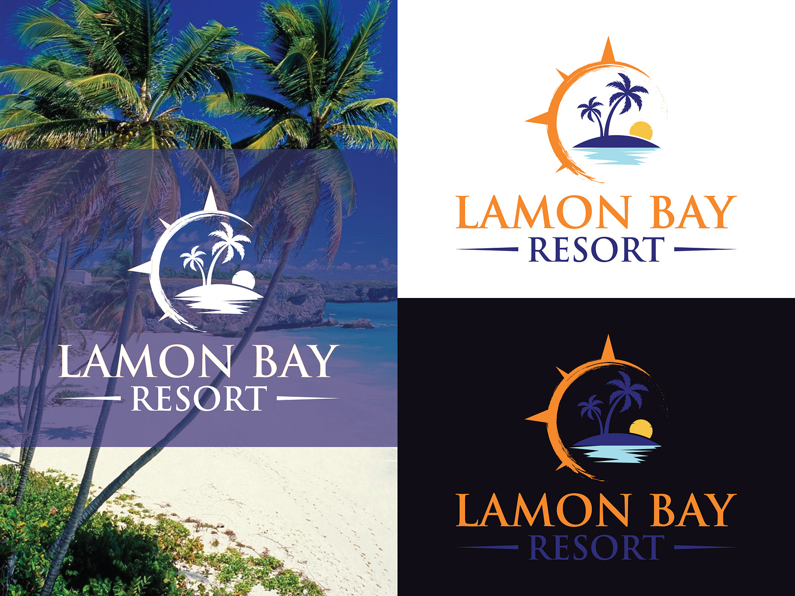 Lamon Bay Resort Logo by Munnu Miah on Dribbble