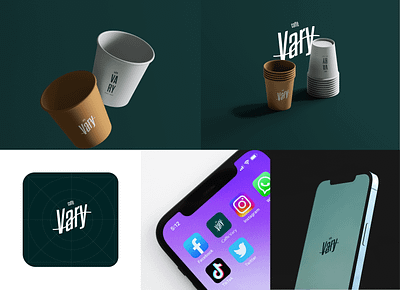 Cafe Vary - Brand Identity Design branding graphic design identity design logo visual branding
