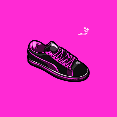 Sneakers Vector Art (Pink) 2d art design illustrations pink pink sneakers sneakers ui vector vector illustration