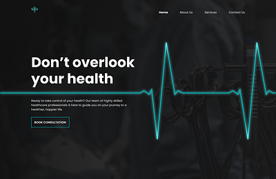 Lifeline · Health Care Clinic Home Page Concept blue brand branding clean concept design health home homepage interface landing page minimal minimalism minimalist modern ui ux web website white