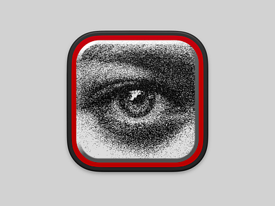 Adobe Photoshop Replacement Icon adobe app black dots icon mac os x photoshop pixel red replacement retro white