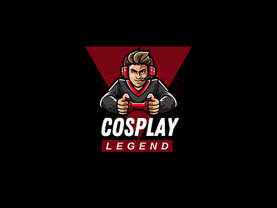 Cosplay Legend Gaming Logo app branding design graphic design illustration logo typography ui ux vector