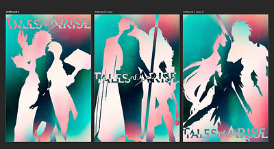 3 tales of arise posters