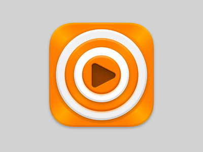 VLC Replacement Icon app design icon mac media orange player replacement video ＃vlc