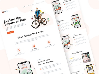 Rideone branding design figma graphic design logo ui ux web design