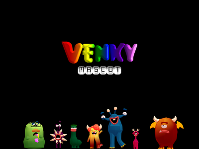 Venky Mascot 3d branding graphic design logo