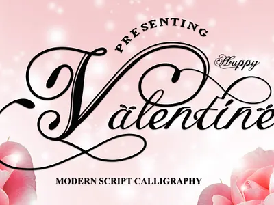 VALENTINE 3d branding calligraphy custom type design font design fonts graphic design handwitting fonts ilustration ilustrations lettering logo logo fonts modern fonts motion graphics project script fonts ui valentine