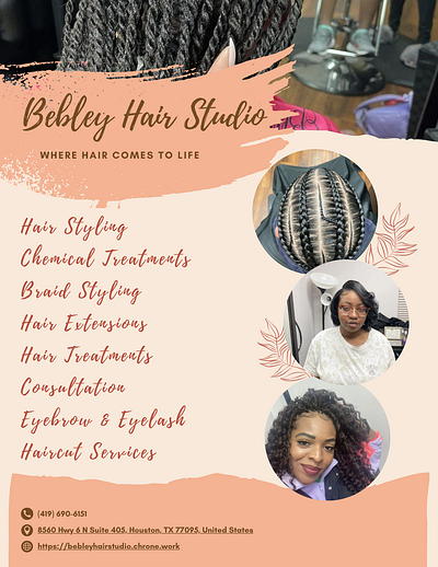 Bebley Hair Studio hair spa hair stylist waxing service