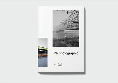 Publication Design - Pb.photographic branding layout design less is more minimal design photography publication design simple