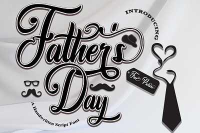 FATHER'S DAY 3d animation branding creativedesign custom type font design fonts graphic design illustration motion graphics scriptfont ui