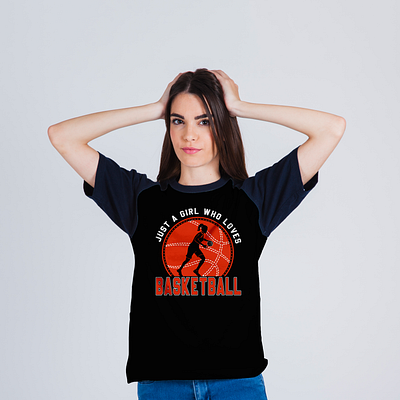 Basketball t-shirt design apparel basketball basketball t shirt design fashion game gift girl graphic graphic design loves new york city play shirt sports trendy typography unique vintage volleyball