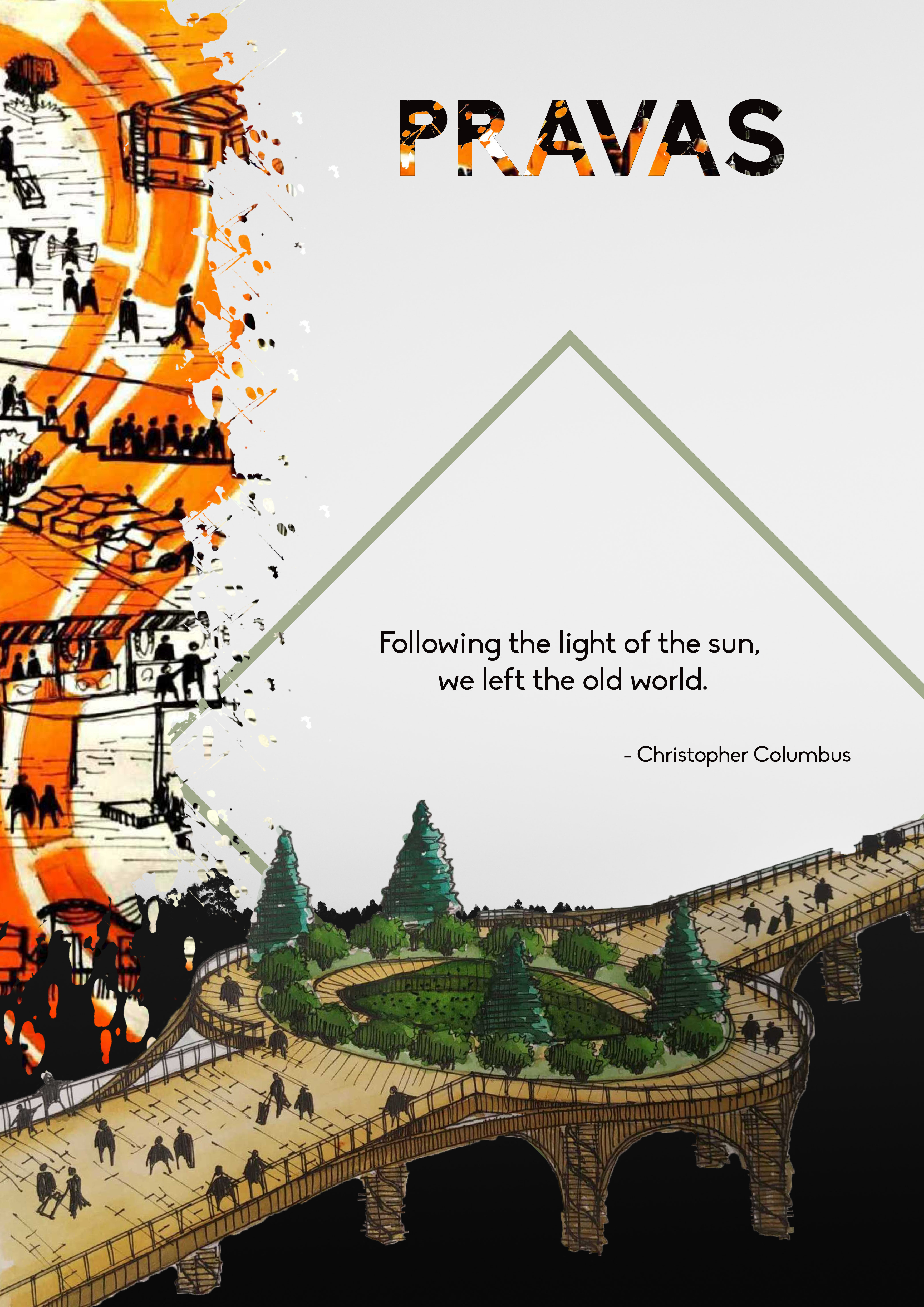 Pravas - The Journey design graphic design illustration print