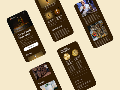 Tequila promo website branding design figma promo shot ui ux web design website