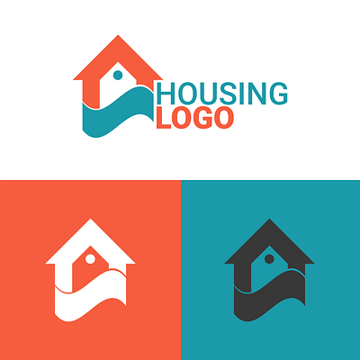 Housing Logo Design Template brand identity branding creative logo estate agency logo home logo house logo housing housing logo design logo logo template real estate real estate logo