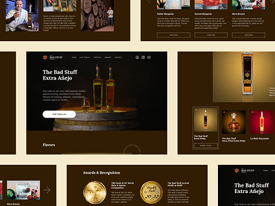 Tequila promo website design figma promo shot ui ux web design