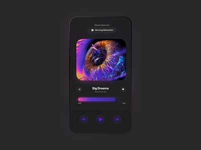 Aesthetic Music Player in Dark Mode dark color pallete dark mode colors dark mode ui design gradient color pallete gradient ui design mp3 player music player music player dark mode music player ui design spotify redesign spotify ui design ui design ux design youtube music youtube music redesign