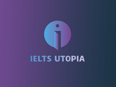 Ielts Utopia . Logo Design brand branding design graphic design illustrator logo logodesign