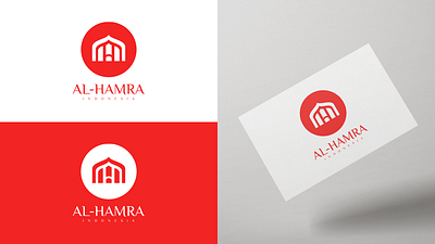 Al-Hamra Indonesia's Logo Mockup 3d animation branding design graphic design illustration logo ui vector